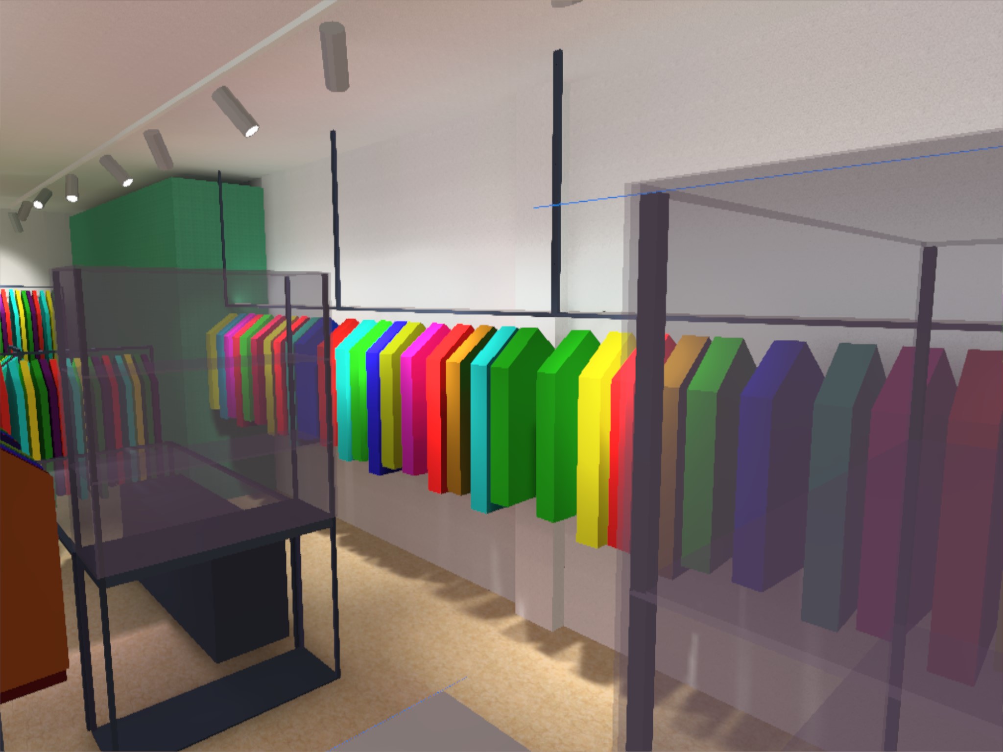 Progetto Illuminazione LED negozio
